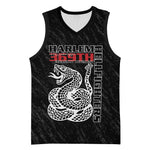 Harlem Hellfighters Basketball Jersey Harlem Rattlers - Don't Tread on Me LT15