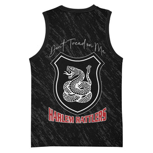 Harlem Hellfighters Basketball Jersey Harlem Rattlers - Don't Tread on Me LT15