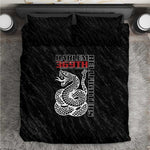 Harlem Hellfighters Bedding Set Harlem Rattlers - Don't Tread on Me - African Pride