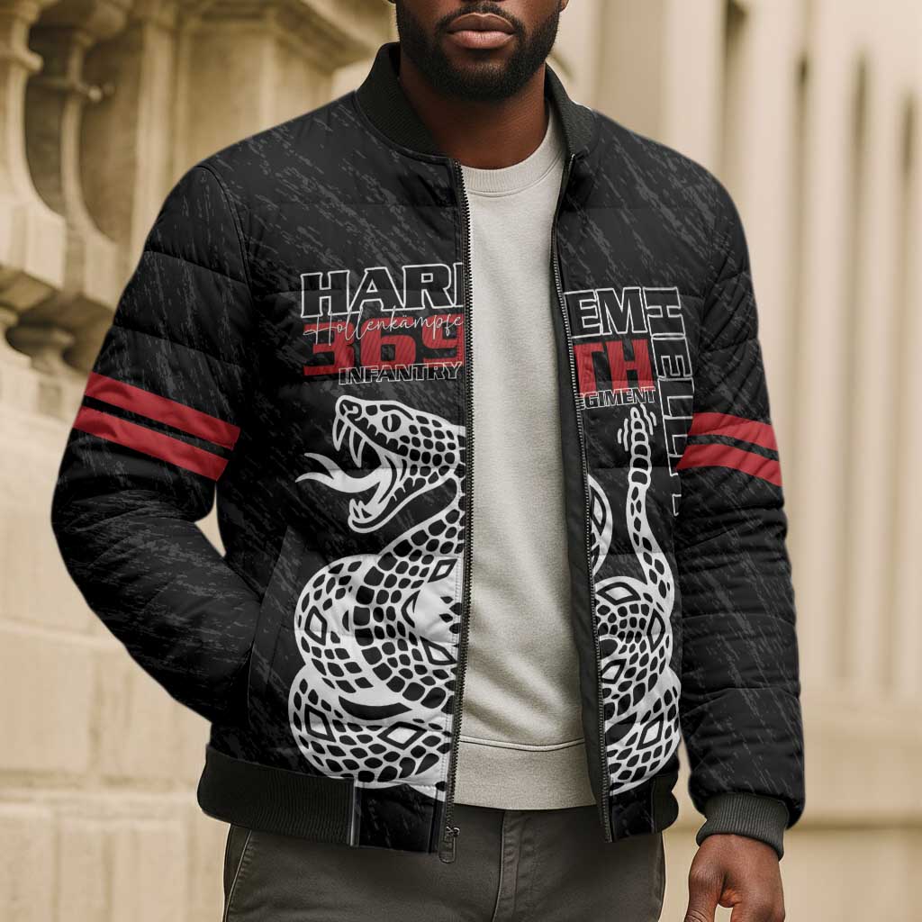 Harlem Hellfighters Bomber Puffer Jacket 369th Infantry Regiment