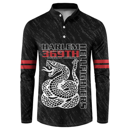 Harlem Hellfighters Button Sweatshirt 369th Infantry Regiment