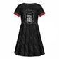 Harlem Hellfighters Kid Short Sleeve Dress Harlem Rattlers - Don't Tread on Me - African Pride