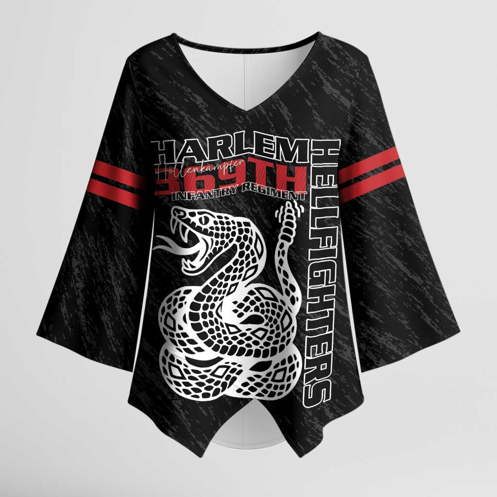 Harlem Hellfighters Kimono Sleeve Blouse 369th Infantry Regiment