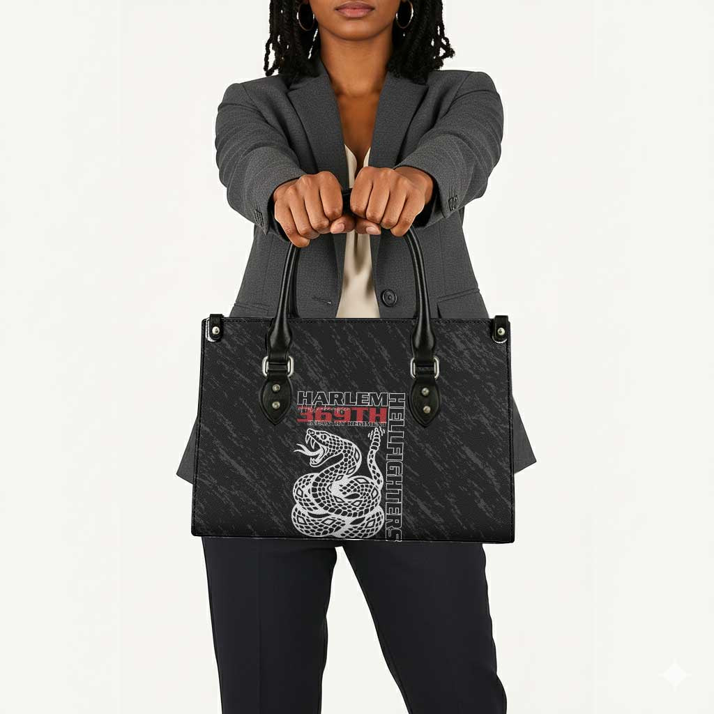 Harlem Hellfighters Leather Bag 369th Infantry Regiment