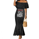 Harlem Hellfighters Mermaid Dress Harlem Rattlers - Don't Tread on Me - African Pride