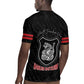 Harlem Hellfighters Rugby Jersey Harlem Rattlers - Don't Tread on Me - African Pride