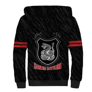Harlem Hellfighters Sherpa Hoodie Harlem Rattlers - Don't Tread on Me - African Pride