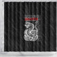 Harlem Hellfighters Shower Curtain Harlem Rattlers - Don't Tread on Me - African Pride