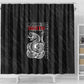 Harlem Hellfighters Shower Curtain Harlem Rattlers - Don't Tread on Me - African Pride