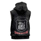Harlem Hellfighters Sleeveless Hoodie Harlem Rattlers - Don't Tread on Me - African Pride
