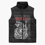 Harlem Hellfighters Sleeveless Puffer Jacket 369th Infantry Regiment