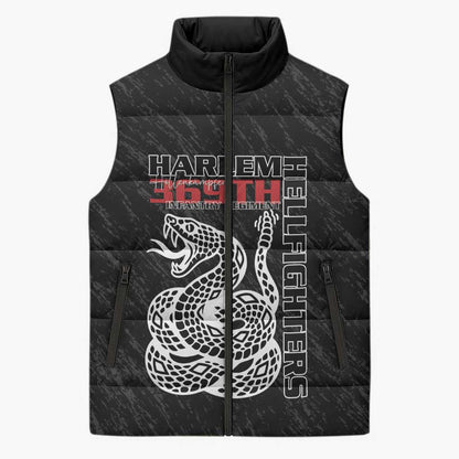 Harlem Hellfighters Sleeveless Puffer Jacket 369th Infantry Regiment