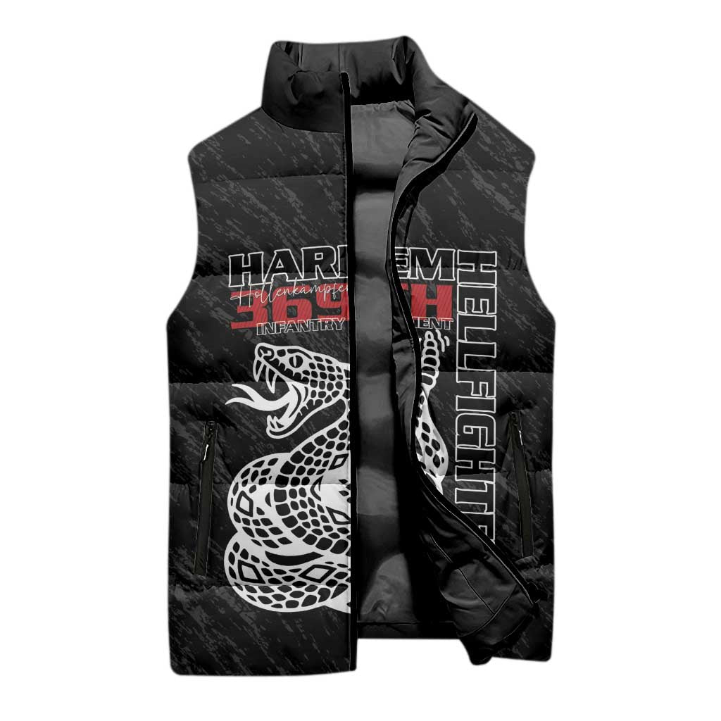 Harlem Hellfighters Sleeveless Puffer Jacket 369th Infantry Regiment