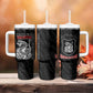 Harlem Hellfighters Tumbler With Handle Harlem Rattlers - Don't Tread on Me - African Pride