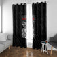 Harlem Hellfighters Window Curtain Harlem Rattlers - Don't Tread on Me - African Pride