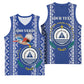 Personalised Cape Verde Basketball Jersey Grey Headed Kingfisher - Coat Of Arms LT15