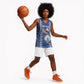 Personalised Cape Verde Basketball Jersey Grey Headed Kingfisher - Coat Of Arms LT15
