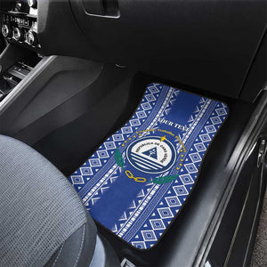 Personalised Cape Verde Car Mats Grey Headed Kingfisher - Coat Of Arms