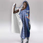 Personalised Cape Verde Hooded Blanket Grey Headed Kingfisher - Coat Of Arms