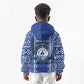 Personalised Cape Verde Kid Hoodie Grey Headed Kingfisher - Coat Of Arms