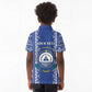 Personalised Cape Verde Kid Polo Shirt Grey Headed Kingfisher - Coat Of Arms