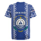 Personalised Cape Verde Rugby Jersey Grey Headed Kingfisher - Coat Of Arms