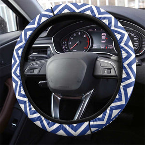 Cape Verde Steering Wheel Cover Grey Headed Kingfisher - Coat Of Arms