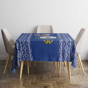 Personalised Cape Verde Tablecloth Grey Headed Kingfisher - Coat Of Arms