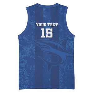 Custom Cape Verde Football Basketball Jersey Go Champions Tubaroes Azuis LT15
