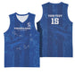 Custom Cape Verde Football Basketball Jersey Go Champions Tubaroes Azuis LT15