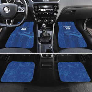 Custom Cape Verde Football Car Mats Go Champions Tubaroes Azuis