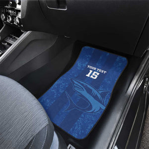 Custom Cape Verde Football Car Mats Go Champions Tubaroes Azuis