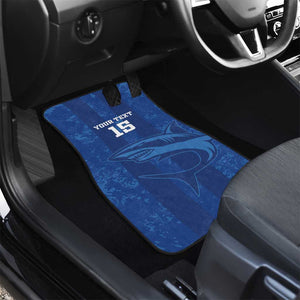 Custom Cape Verde Football Car Mats Go Champions Tubaroes Azuis