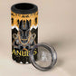 Afro Ancient Egyptian 4 in 1 Can Cooler Tumbler Anubis - Merry Christmas