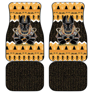 Afro Ancient Egyptian Car Mats Anubis - Merry Christmas