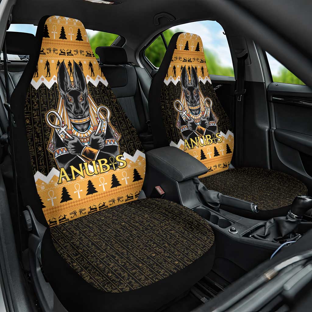 Afro Ancient Egyptian Car Seat Cover Anubis - Merry Christmas