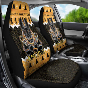 Afro Ancient Egyptian Car Seat Cover Anubis - Merry Christmas