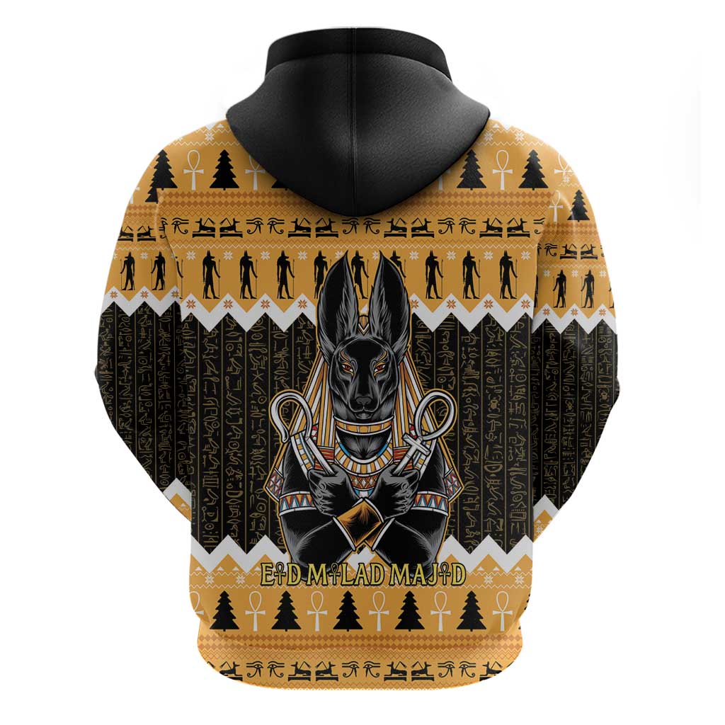Afro Ancient Egyptian Hoodie Anubis - Merry Christmas