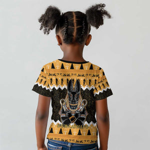 Afro Ancient Egyptian Kid T shirt Anubis - Merry Christmas