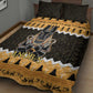 Afro Ancient Egyptian Quilt Bed Set Anubis - Merry Christmas