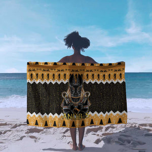 Afro Ancient Egyptian Sarong Anubis - Merry Christmas