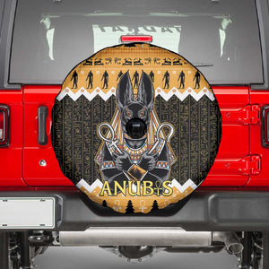 Afro Ancient Egyptian Spare Tire Cover Anubis - Merry Christmas