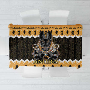 Afro Ancient Egyptian Tablecloth Anubis - Merry Christmas