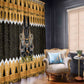 Afro Ancient Egyptian Window Curtain Anubis - Merry Christmas