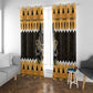 Afro Ancient Egyptian Window Curtain Anubis - Merry Christmas