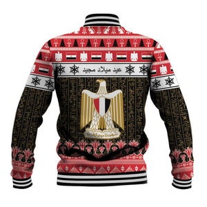 Afro Egypt Christmas Baseball Jacket Coat Of Arms Mix Egyptian Pattern LT15