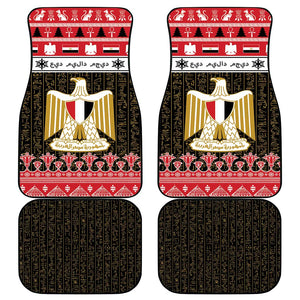 Afro Egypt Christmas Car Mats Coat Of Arms Mix Egyptian Pattern