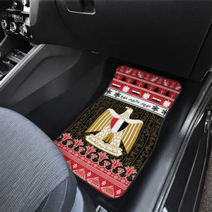 Afro Egypt Christmas Car Mats Coat Of Arms Mix Egyptian Pattern