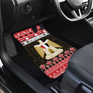 Afro Egypt Christmas Car Mats Coat Of Arms Mix Egyptian Pattern