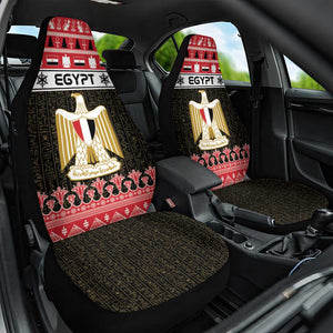 Afro Egypt Christmas Car Seat Cover Coat Of Arms Mix Egyptian Pattern